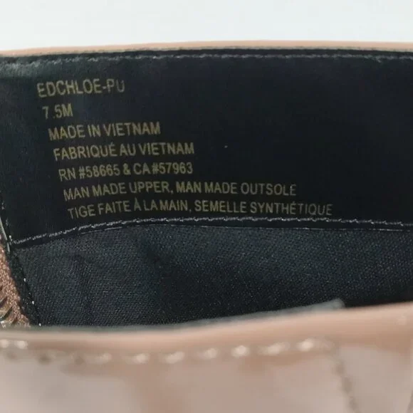 OPEN EDIT 'Chloe' Front Zip Carmel Color Tan Beige Boots Womens Size 7.5M - Picture 14 of 15